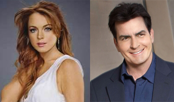 Lohan refused to kiss Sheen?