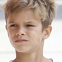 Romeo Beckham makes modelling debut