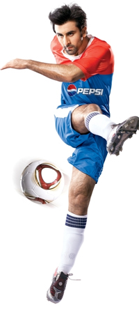 Now Ranbir promotes football