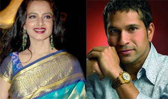Three cheers for Sachin, Rekha: Bollywood