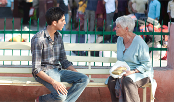 I was nervous about The Best Exotic... weighty cast: Dev Patel