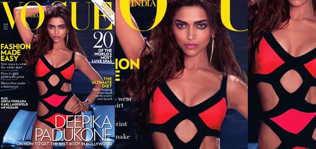 Deepika dons racy swimsuit for Vogue cover