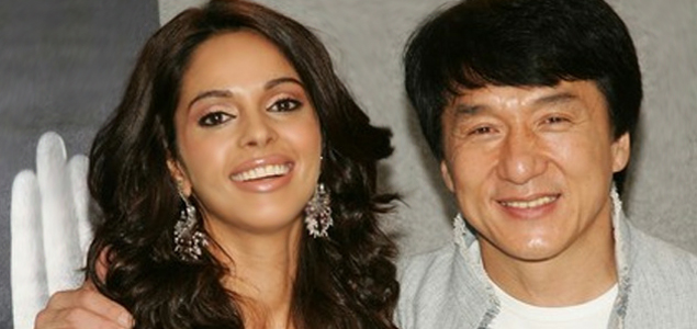 Mallika meets Jackie Chan, again