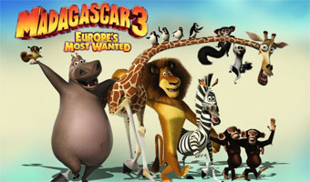 Street children lead Madagascar 3 flash mob