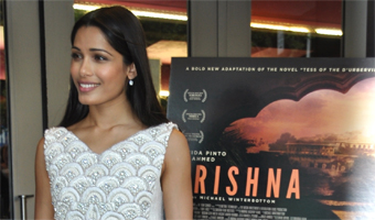 Freida Pinto takes New York by storm