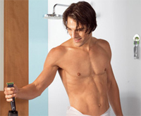Hairy chests are out: Clean shaven torsos in