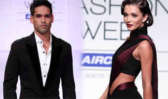 LFW: Siddharth Mallya in tuxedo, Amy Jackson in sari