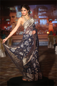 Magic of Banarasi sari recreated on ramp 