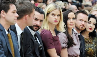 Saif attends Burberry show in London