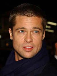 Cleaniness freak Brad Pitt