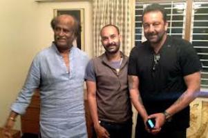 Sanjay Dutt meets Rajini