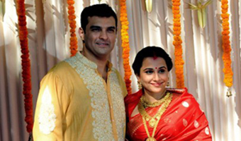 Star studded party for newly weds Vidya, Siddharth