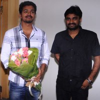 Santhanam and Vijay on a song 