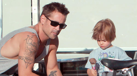 Colin Farrells sons begin to bond