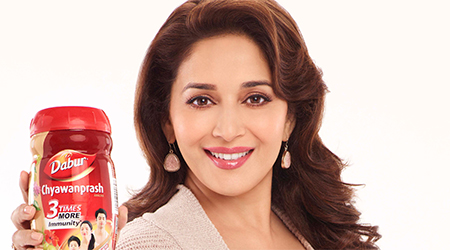 Madhuri new face of Dabur Chyawanprash