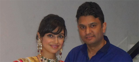 Bhushan Kumar giving tips to wife for Yaariyan