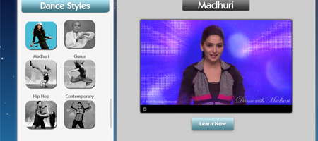 Take Dandiya lessons at Madhuris online school