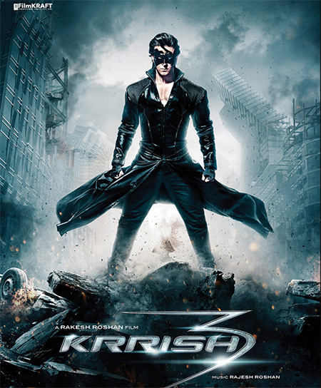 Krrish 3 strikes gold, earns Rs.72.7 crore in 3 days