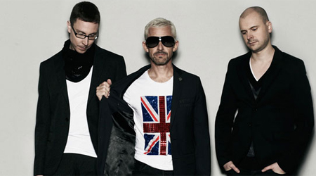 Flaunt Above & Beyond merchandise at gigs