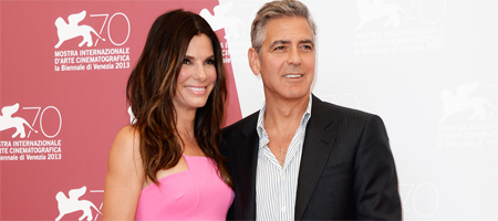 Sandra Bullock is great, says Clooney