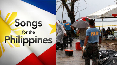 Musicians stand united for Philippines typhoon victims