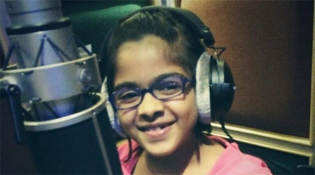 Eight year old Uthara croons for Saivam 