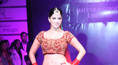 Sunny Leone, Sachiin Joshi walk the ramp for Girotra