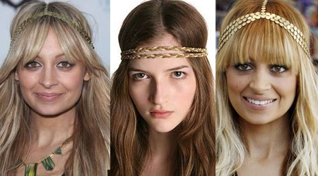 Style your hair in retro look for parties