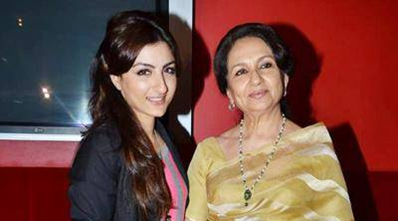 Soha to be in Delhi for mothers birthday