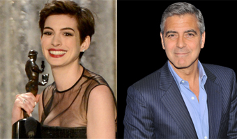 Clooney makes Hathaway go weak in knees