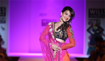 Gauhar walked, danced on ramp for Joy Mitra at WIFW