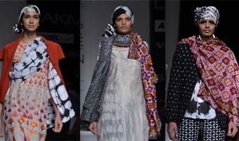 Six yard splendour, glitter of gold at LFW Summer Resort 