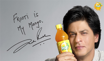 SRK endorses Frooti, shoots commercial with kids 