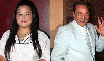 Comedian Bharti expresses love for Dharmendra 