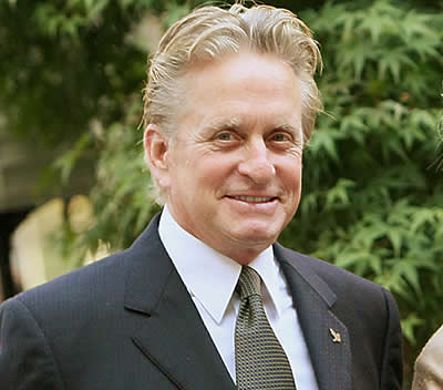 Love scenes are judged: Michael Douglas