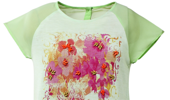 Go for  folklore, tribal print clothes 