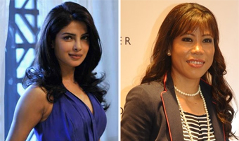 Priyanka building muscles to play Mary Kom