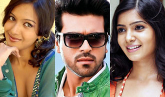 Ram Charan with Samantha and Catherine