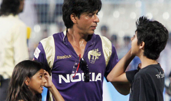 IPL learning experience for Shahrukh and his children