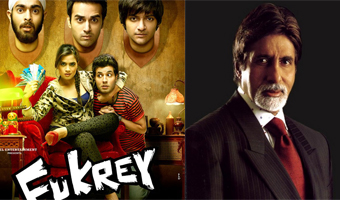 Big B keen to watch Fukrey 