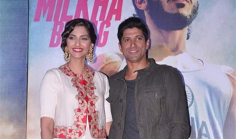 Sonam teary eyed at Bhaag Milkha Bhaag promo launch