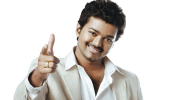 Vijay serves biriyani on his birthday