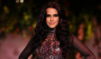 Neha Dhupia turns gothic bride for Falguni and Shane Peacock