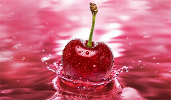 Cherries make you fit, young