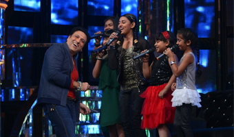 Govinda rocks on Indian Idol Junior stage 