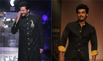 Anil, Arjun make up for Sonams absence at DCW 