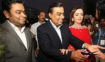 Mukesh Ambani inaugurates A.R Rahmans music college
