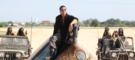 Akshay makes bravo entry for Boss 