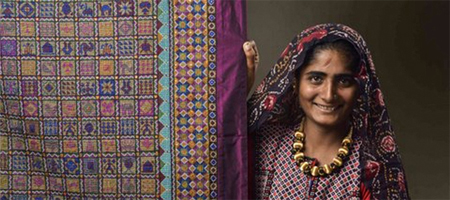 Shrujan exhibition, a platform for Kutch embroidery 