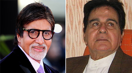Big B meets Dilip Kumar in hospital